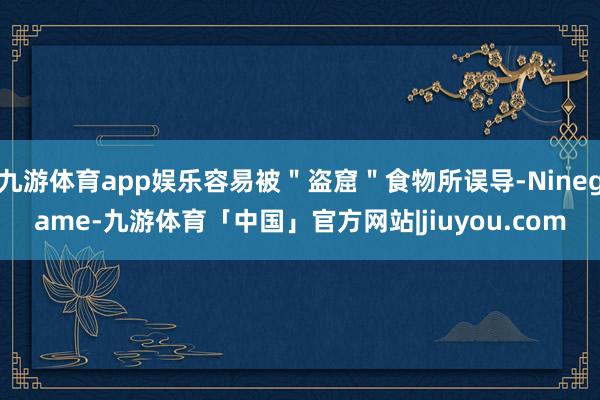 九游体育app娱乐容易被＂盗窟＂食物所误导-Ninegame-九游体育「中国」官方网站|jiuyou.com