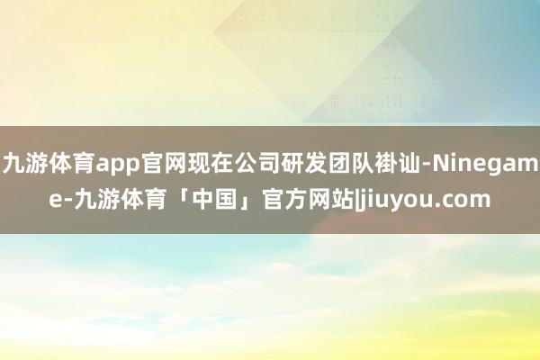 九游体育app官网现在公司研发团队褂讪-Ninegame-九游体育「中国」官方网站|jiuyou.com